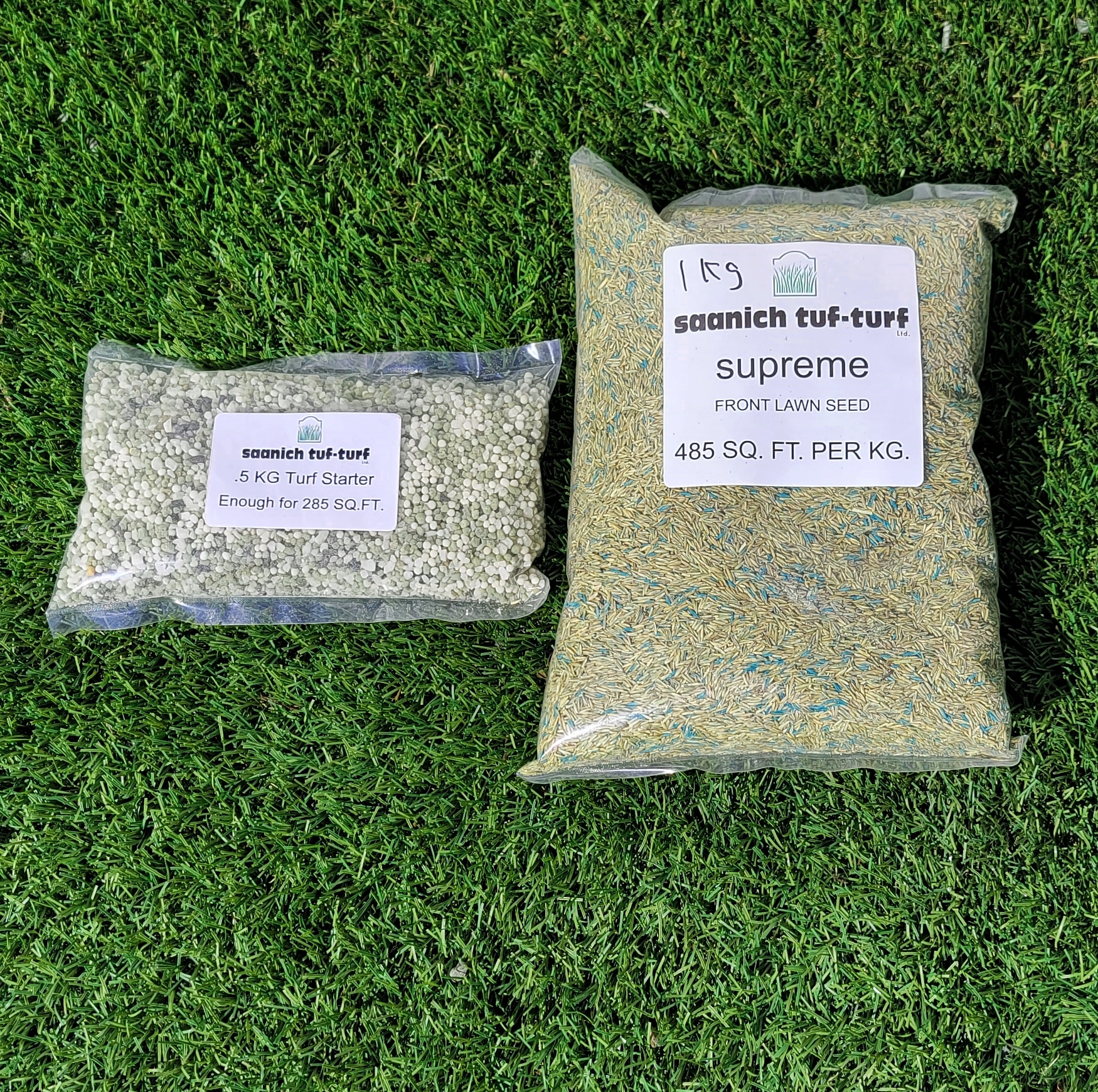 Grass Seed and Fertilizer from tuf-turf Victoria BC